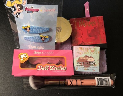 Mixed Lot Makeup Beauty 6 Pc Plus Purple Ipsy Bag Gift Colourpop Eyelashes Blush