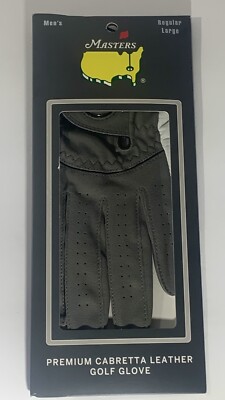 2024 Masters Golf Glove Leather mens large grey pga new