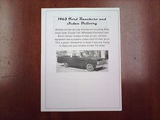 1963 Ford Rancherodelivery Factory Costdealer Sticker Pricing For Baseoptions 1963 Ford Rancherodelivery Factory Costdealer Sticker Pricing For Baseoptions