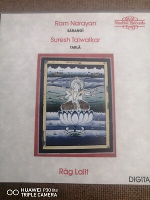 Ram Narayan & Suresh Talwalker CD ''Rag Lalit'' 1988 Nimbus , Sarangi & Tabla 