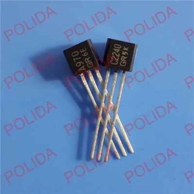 100Pairs 2SA970 & 2SC2240 A970/ C2240 2SA970-GR/ 2SC2240-GR - Foto 10