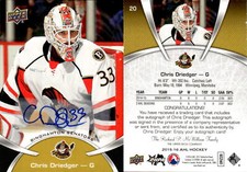 2015-16 Upper Deck AHL Autographs #20 Chris Driedger Auto - NM-MT