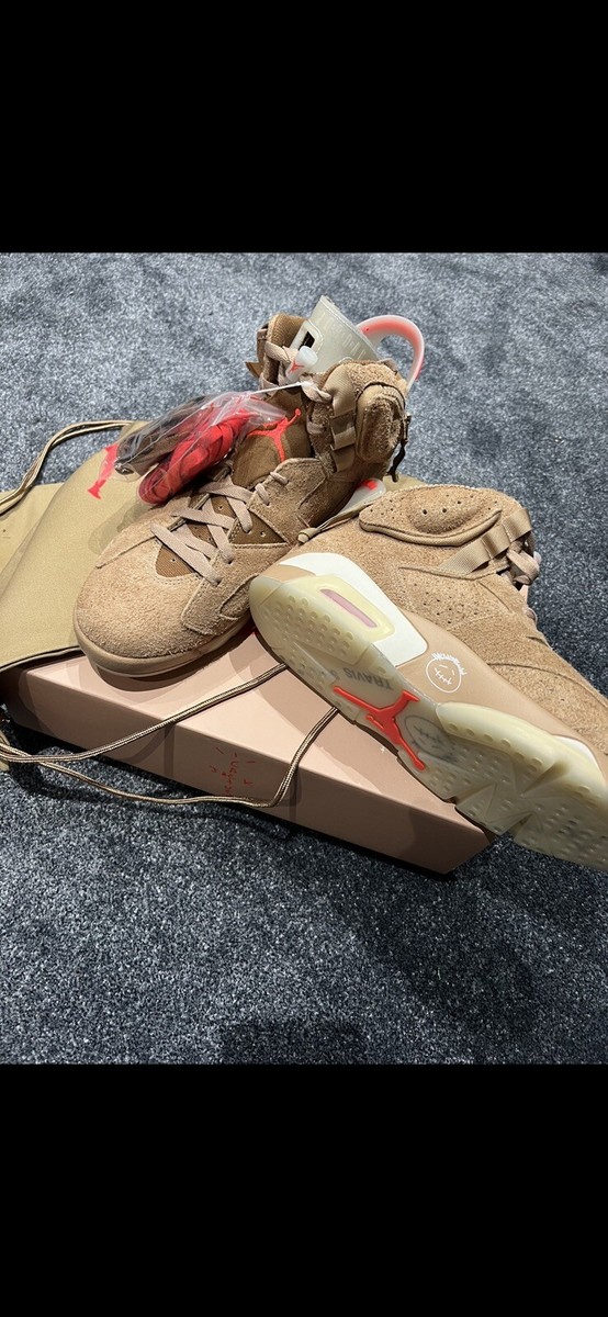 jordan 6 british khaki on feet