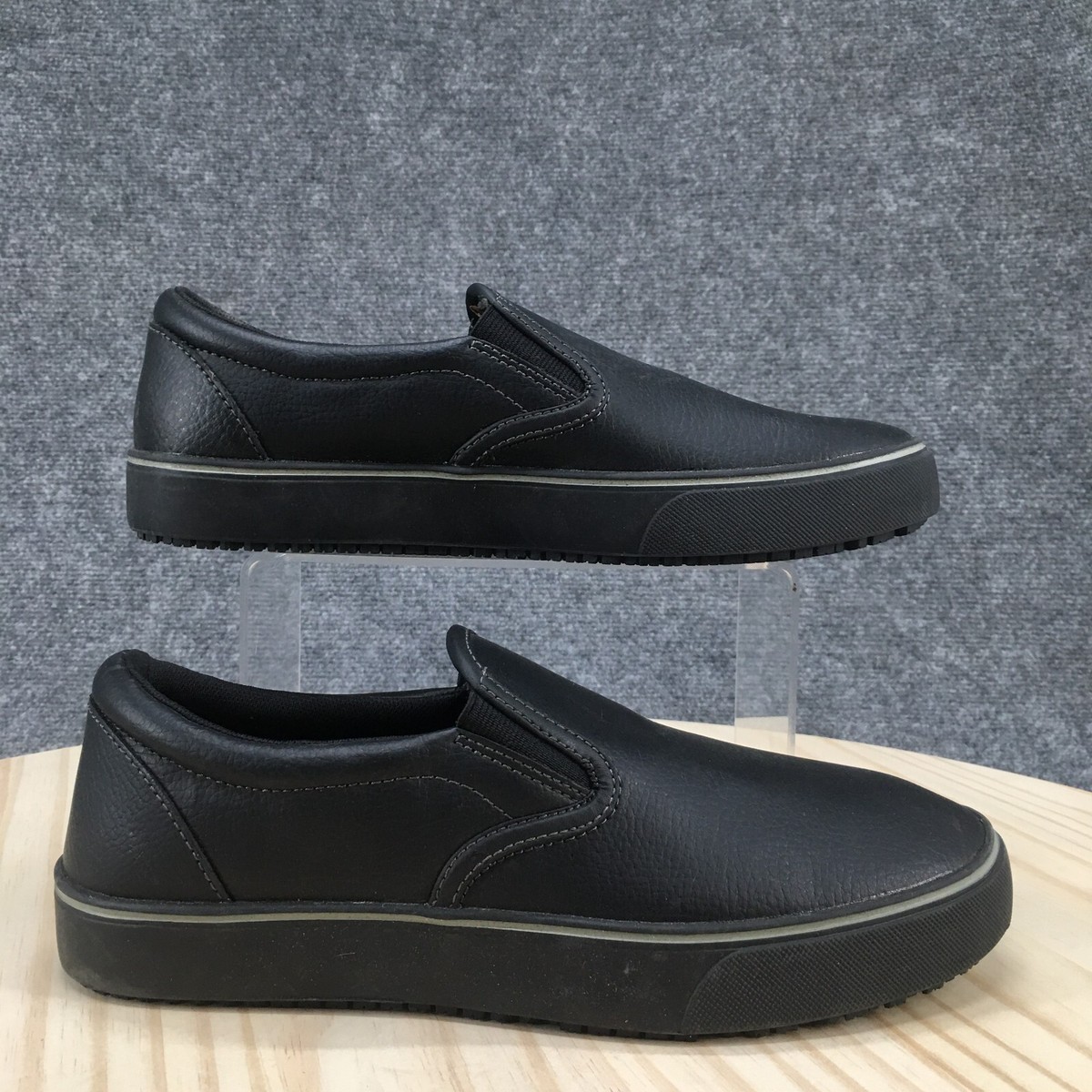 Tredsafe Shoes Mens Womens W Ric Slip On Sneakers MNTR43SN003 Black  Leather