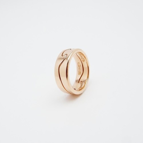 george jensen fusion ring 2strands 48 750pg - Picture 2 of 8