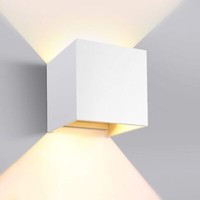 Ghb 7W Led Wandleuchte Wandlampe Einstellbar Abstrahlwinkel Design Wasserdicht