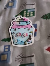 Adorable Silver SP Pink Bow Hello Kitty Cat Kitten Stud Earrings