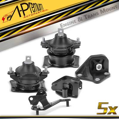 A-Premium 5x Engine Motor &Transmission Mount for Honda Accord 03-07 Auto Trans.