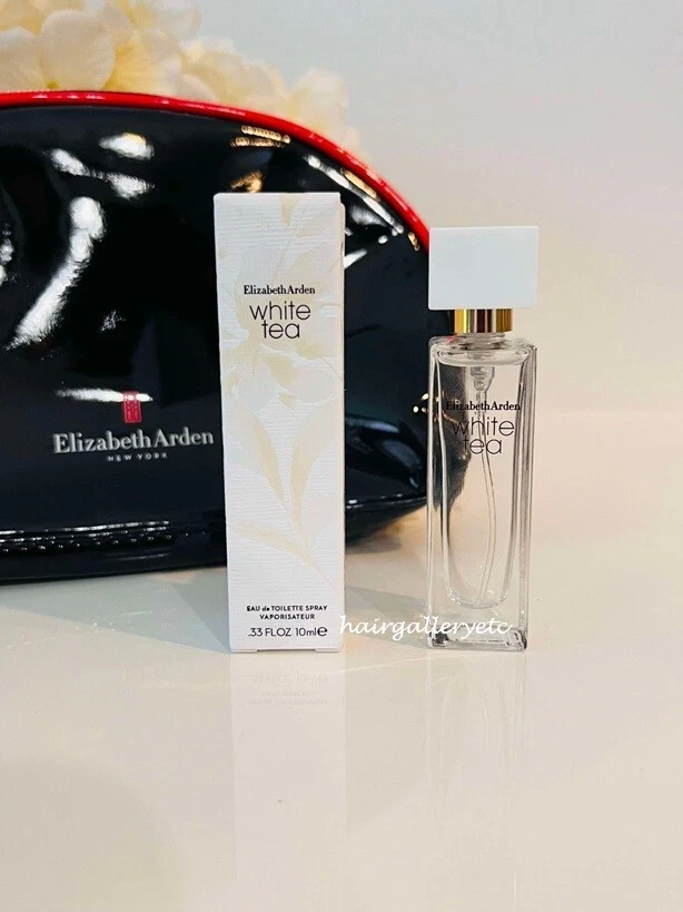 Elizabeth Arden White Tea Perfume Spray  and Cosmetic Bag Makeup Bag - Image 3 of 3