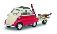 1/43 Schuco Bmw Isetta Mit AnhäNger + Ski 450268200
