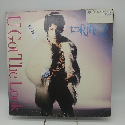 Prince 45 Vinyl LP Record 12'' U Got The Look Housequake 1987 Warner Bros 0-20727