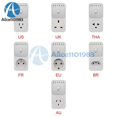 Smart Control Countdown Timer Switch Auto Shut off Outlet Plug-in Socket New #A6