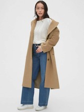 gap camel wool coat