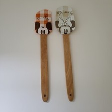 Disney Mickey Mouse And Minnie Mouse Spatula  Spoon Set Fall Autumn
