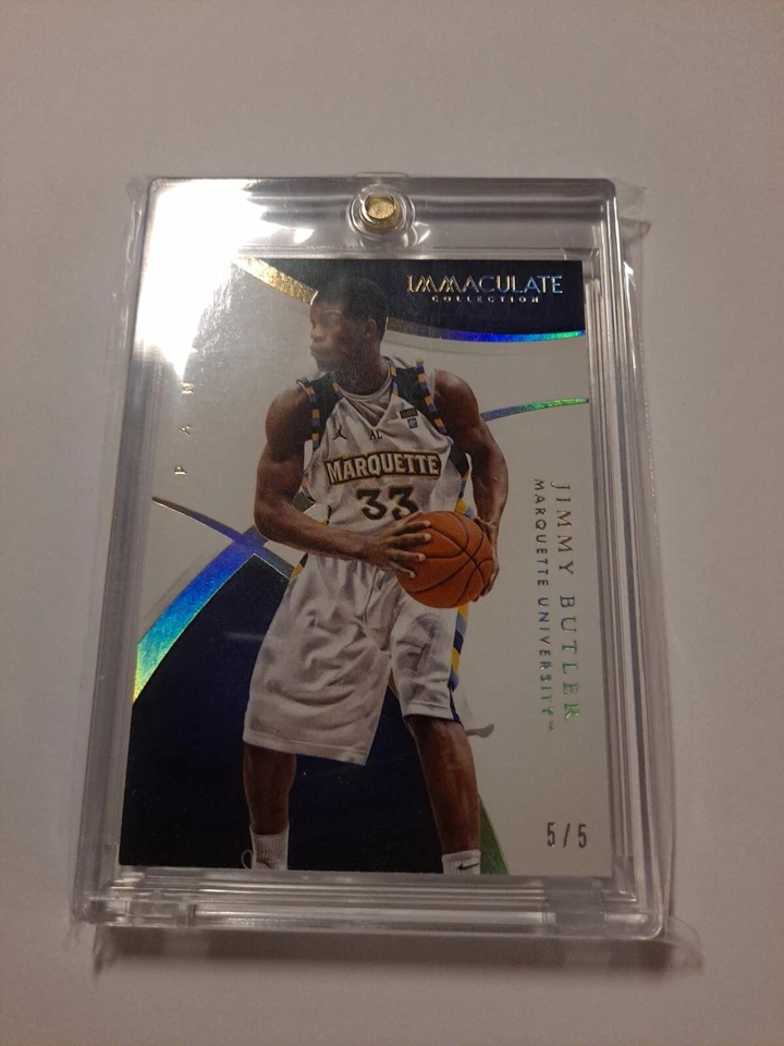 Panini Immaculate Collection Jimmy Butler 2015/5 5/5 Marquette Golden Eagles Foto 2 de 4