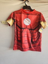 MARVEL Ironman Boys Costume Tee Shirt Multicolor Sz S/M