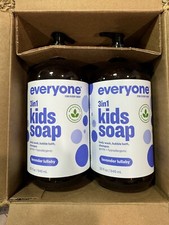Everyone 3-in-1 Kids Soap. Body Wash, Bubble Bath, Shampoo 32 Ounce Pack of 2