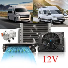 12V Underdash Truck Air Conditioner Auto Kit Universal Electric AC Unit