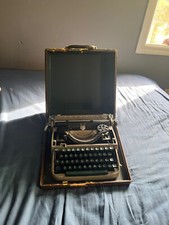 Vintage Remington Rand Portable Typewriter w/Case thumbnail