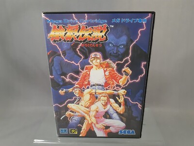 SEGA MEGADRIVE MEGA DRIVE MD Fatal Fury Japanese Version Boxed