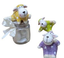 lotto statuine nascita bimbo bimba battesimo bomboniera segnaposto bomboniere da