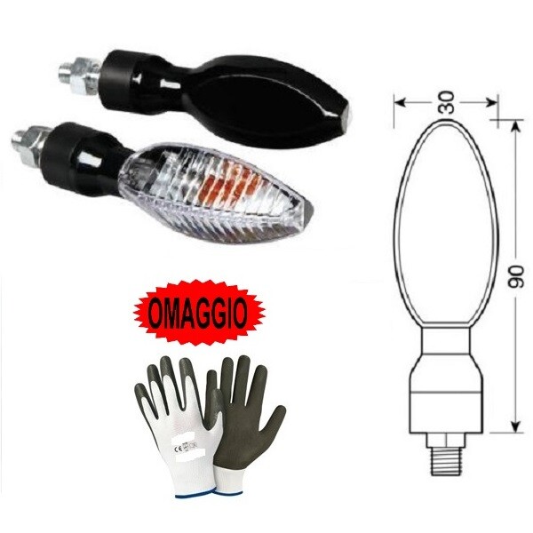 Blinker 2Er Satz A GlüHbirne 10W 90079 Lampa Farbe Schwarz Genehmigt FüR + Omag-image