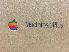 Macintosh Plus. BlueSCSI Ready.  4mb. Clear Screen. Recapped