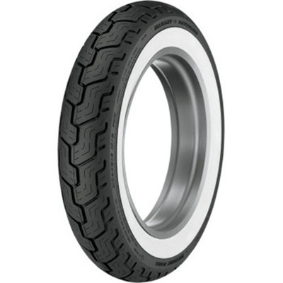DUNLOP D402 HARLEY-DAVIDSON REAR TIRE MT90B16 WIDE WHITE WALL 74H TL 45006807