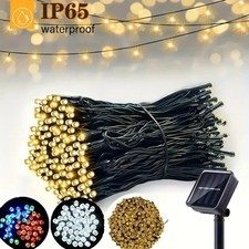 50/100/200/300 LED Solar Power Fairy Garden Lights String Outdoor Xmas Tree Lamp