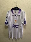 Real Madrid Champions Final Shirt Kelme T/L Advertising Teka No. 8 Mijatovic