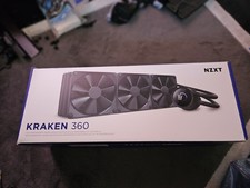 NZXT Kraken 360 3x120mm AiO Liquid CPU Cooler - Matte Black