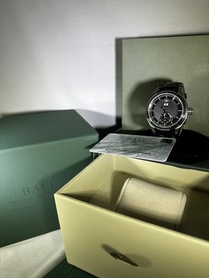 Preowned Ball Trainmaster SS Watch Ref GM1056D-L2J-BK 41mm Auto Full Set  Ltd Ed