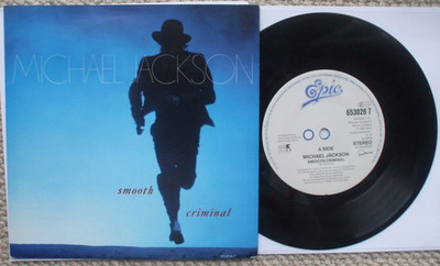 Michael Jackson - Smooth Criminal - EX- 45 + Card PS