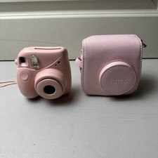 Fujifilm Instax Mini 7 Plus Instant Camera Tested Pink With Case Fast Shipping