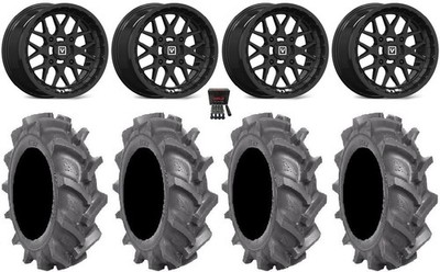Valor V03 14'' Wheels Black 30'' BKT AT 171 Tires Can-Am Renegade Outlander