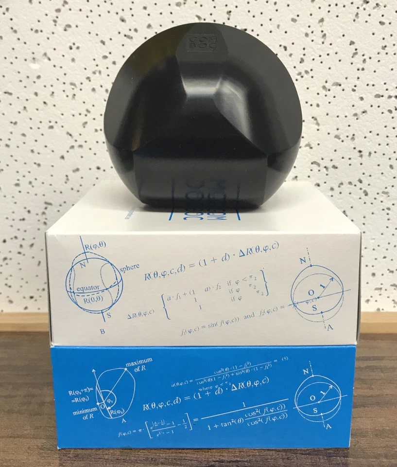 GOMBOC LIGHT-Unique Mathematical Self-righting Shape BLACK Opened For Pictures - Image 3 of 4