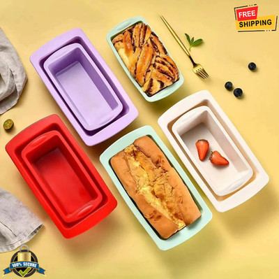 1 pc Silicone Loaf Pan Bread Toast Mold Reusable Baking Pastry Tools
