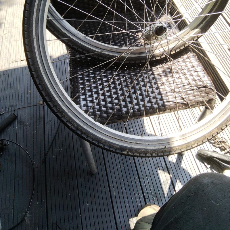 Retro 90s MTB Wheels Araya Rims, Shimano/Specialized Hubs 7spd Freehub Q/R Axles