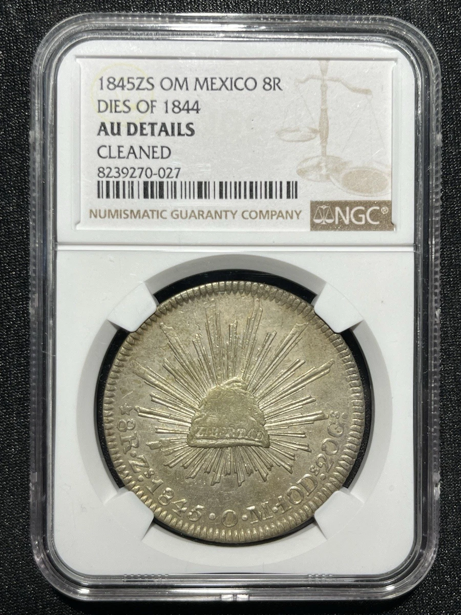 NGC UNC-D メキシコ 1892CA 8R 銀貨　未使用 NGC UNC-D メキシコ 1892CA 8R 銀貨 未使用 NGC UNC-D メキシコ 1892CA