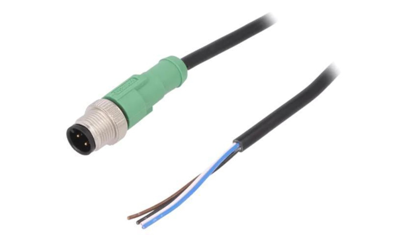 Sensor/Automatic Cable, M12 SAC-4P-M12MS/10.0-PVC