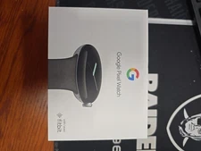 Google Pixel Watch GWT9R LTE 41MM Polished Silver Charcoal Open Box