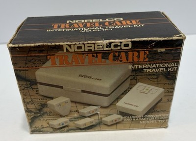 Vintage Norelco Travel Care International Kit TK-1 Complete 1600W Converter Box
