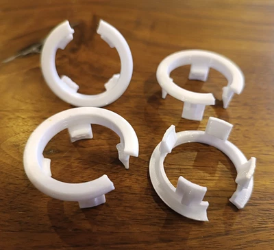 MARKENLOS 4x Buchse Blende Abdeckung passend zu Eura Heizkörper Seitenverkleidung Ring