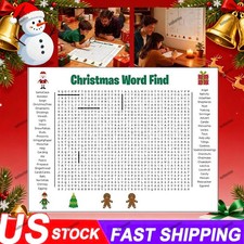 3x Jumbo Christmas Word Search Poster   Giant Wall Game, Poster-Size Word Search