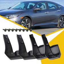 4 Pcs Car Mud Flaps Splash Guards For 2016-21 Honda Civic 4 Door Sedan Car Parts 4 Pcs Car Mud Flaps Splash Guards For 2016-21 Honda Civic 4 Door Sedan Car Parts