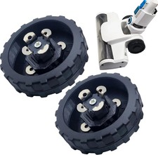 2PCS Black Upgraded Replacement Wheel for Hart 20V Stick Vacuum, Replacement Whe