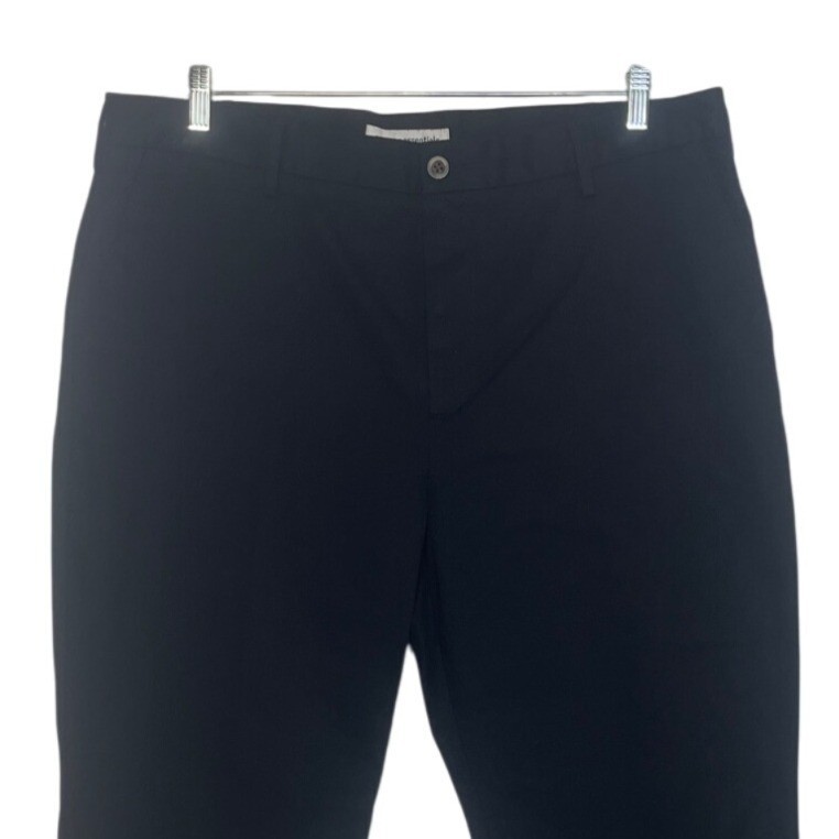 Essentials Classic Fit Pants Mens 40 x 28 Black New WOT