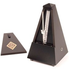 Wittner Traditional Metronome: Black, Matte Finish
