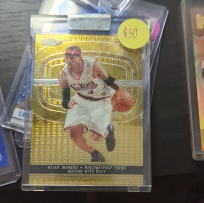 topps allen iverson philadelphia 76ers finest moments insert defense open 24/7