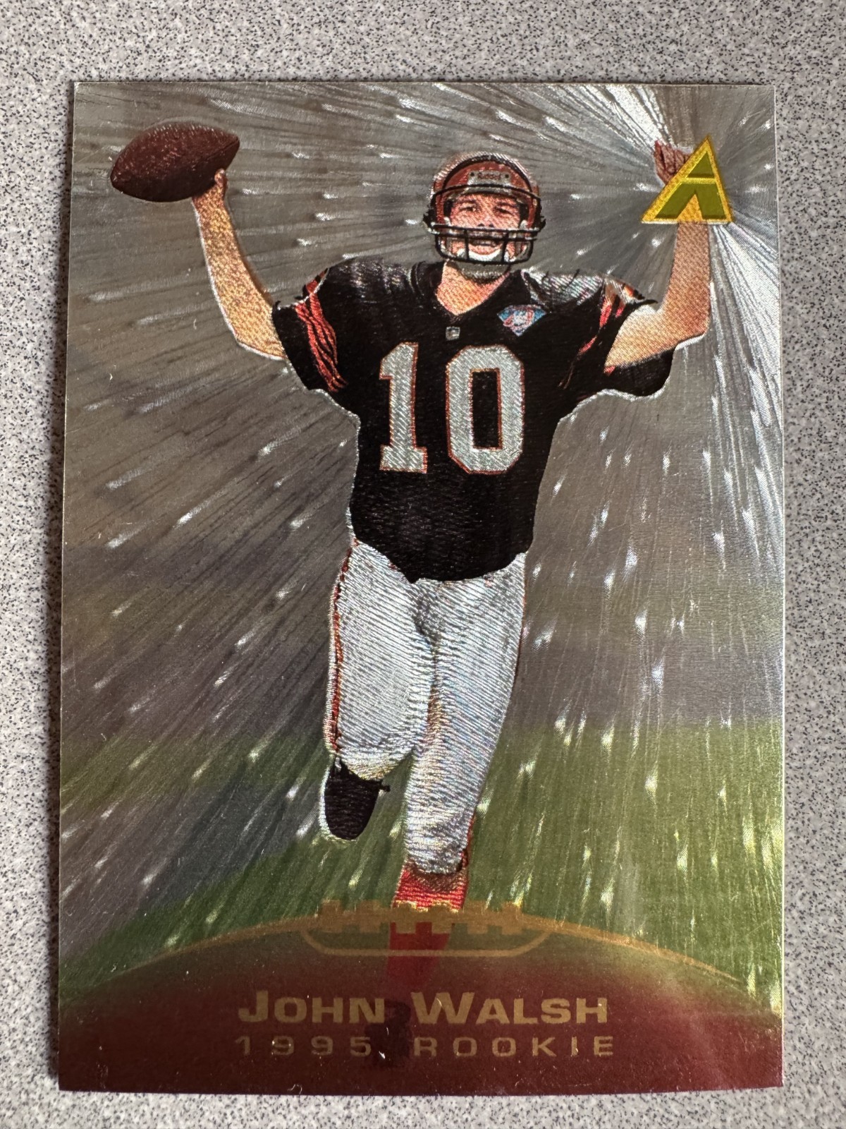 1995 Pinnacle John Walsh Trophy Collection Rookie Card #237 Cincinnati Bengals